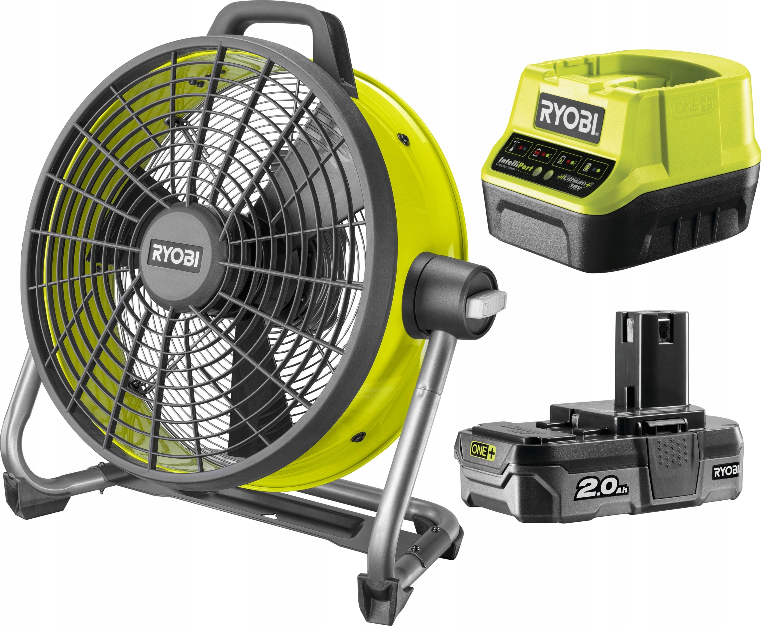 Ventilátor – Ryobi R18F5 Akumulátorový FAN 18 V + 2 Ah