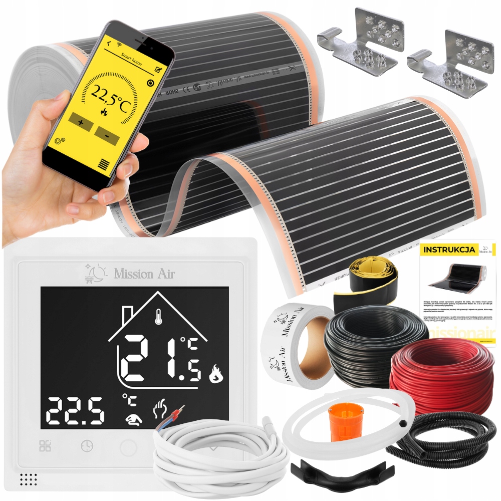 SET Fóliová vykurovacia podložka INFRARED 160 W 20m²