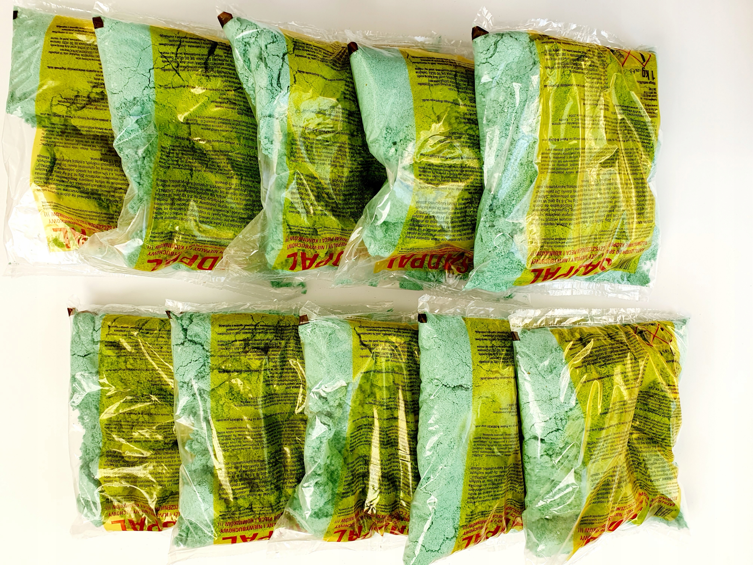 KATALYZÁTOR SPALOVANIA SADPÁLNYCH SPALÍN 10x1kg