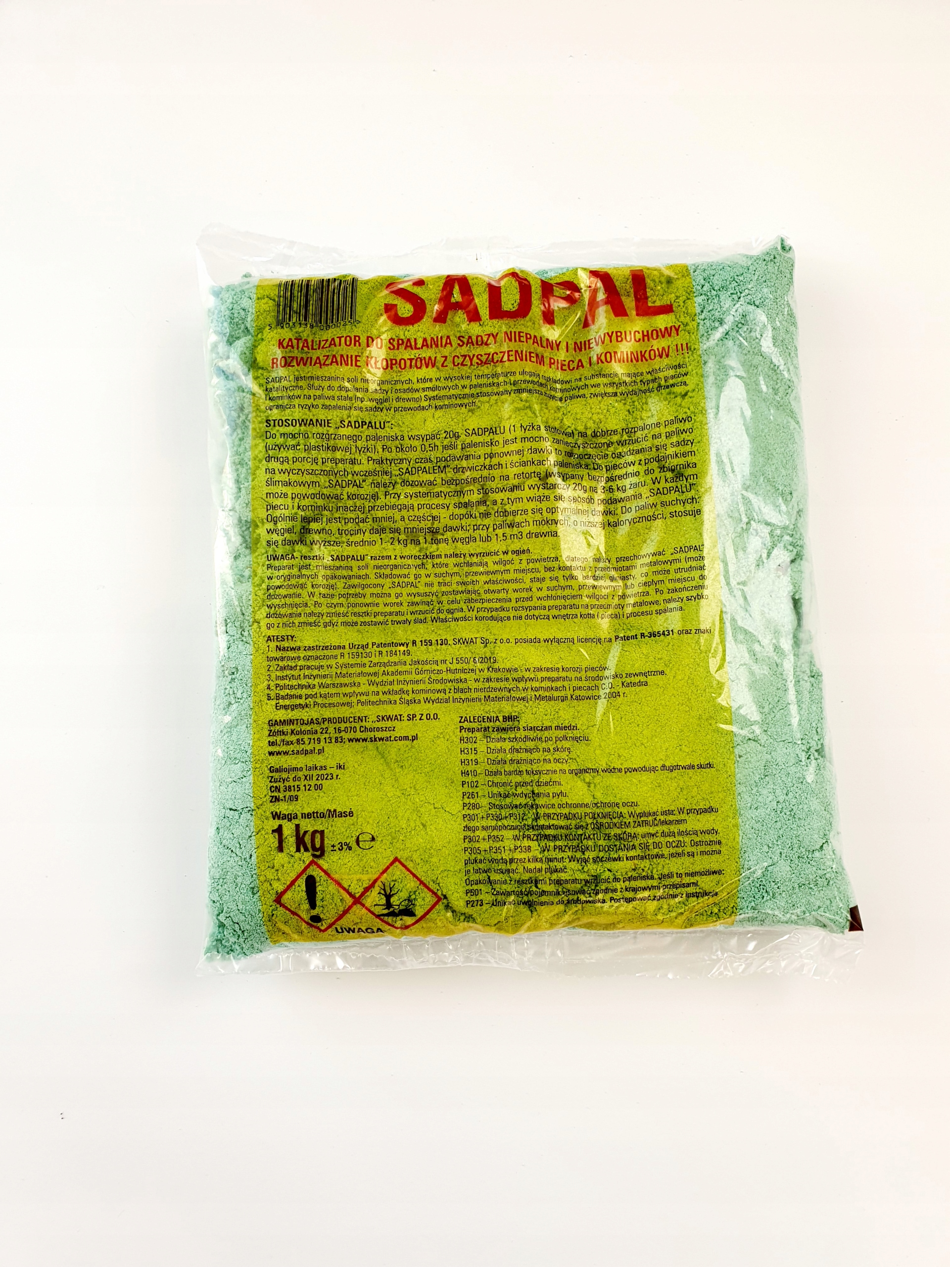 Krbová vložka - KATALYZÁTOR SPALOVANIA SADPÁLNYCH SPALÍN 23x1kg