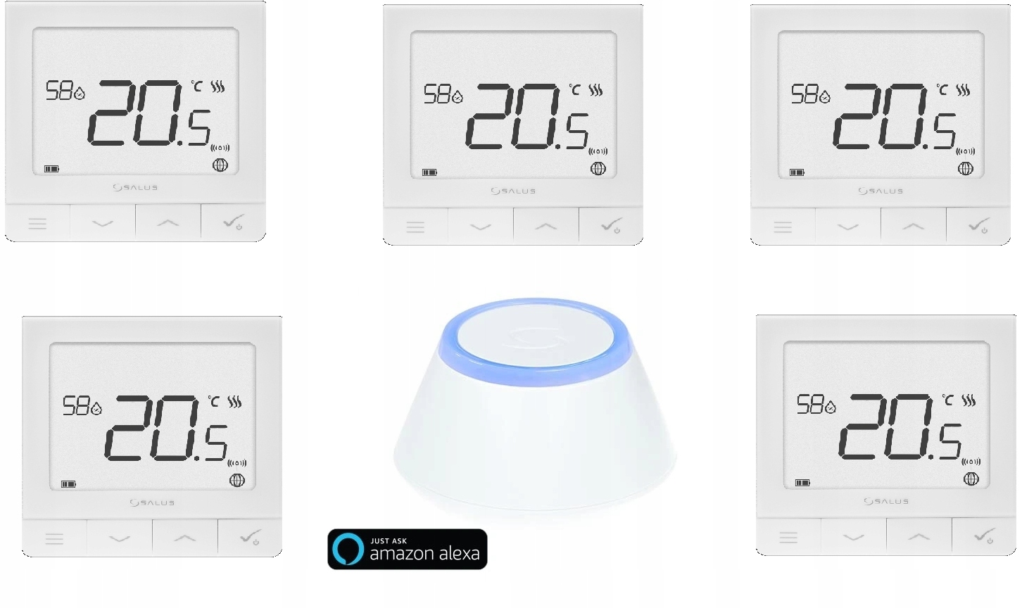 Salus súprava regulátor SQ610RF + brána
