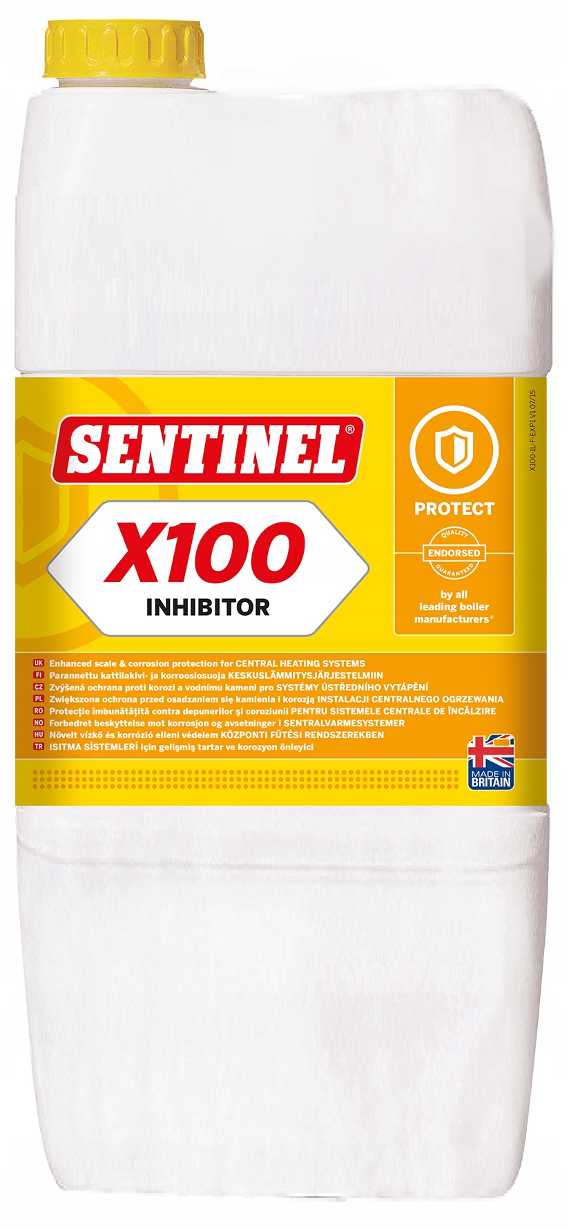 SENTINEL X100 25l KORÓZIA, INHIBÍTOR KALOV PRE CH