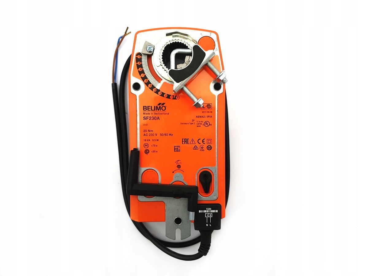 Pneumatika belimo SF230 A s pružinou