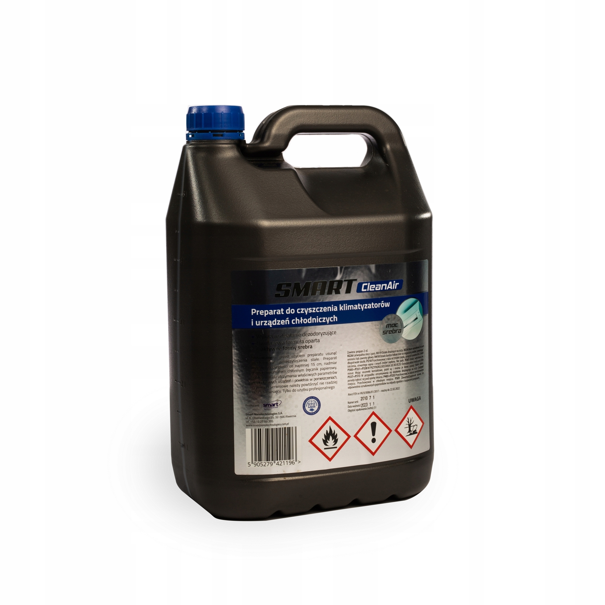 SMART CLEANAIR ACTIV 5 L Tekutina proti plesniam. ZÁPACH
