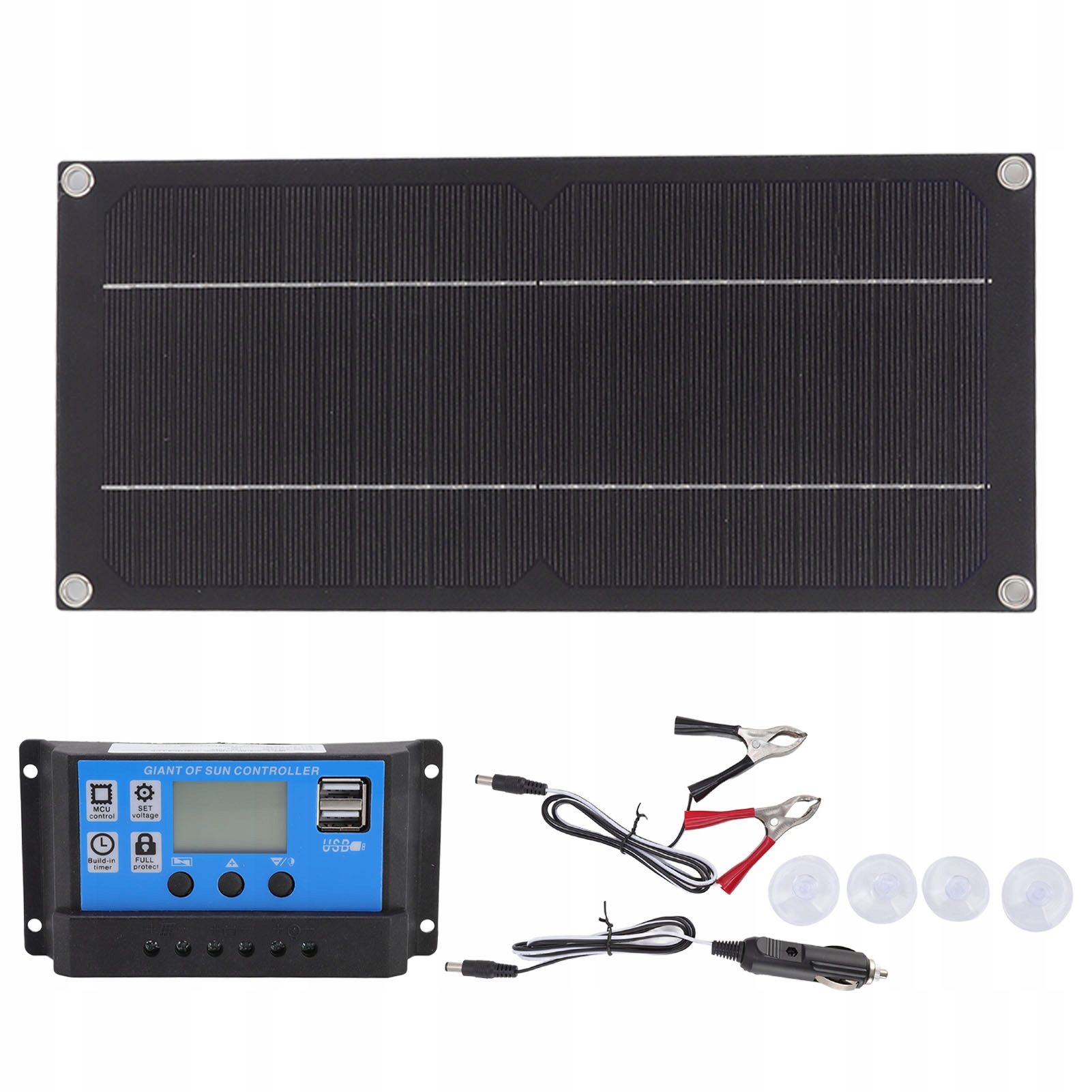 SOLÁRNY PANEL SOLÁRNA BATÉRIA 600W REGULÁTOR