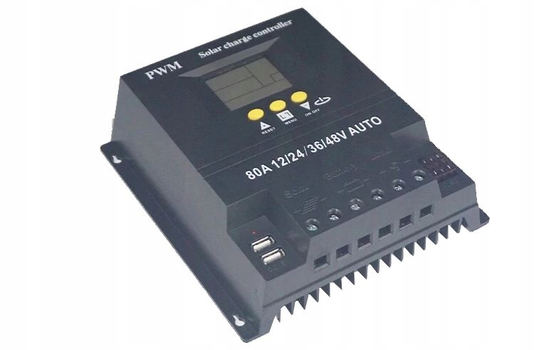 Fotovoltaika - Regulátor slnečného nabíjania 80A Controller 12v-48V