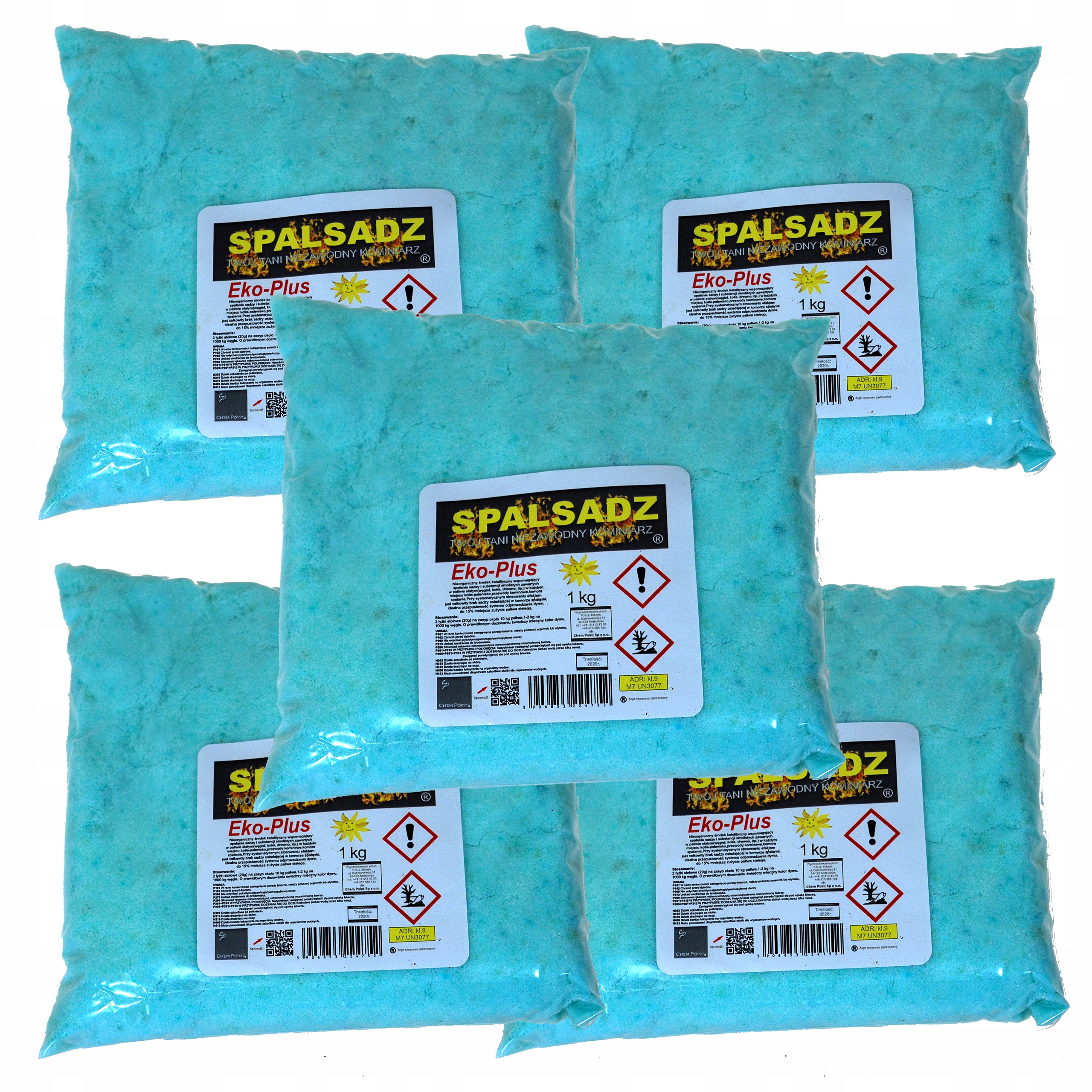 BULSADZ 5 × 1 kg pre katalyzátor spaľovania sadzí v peci