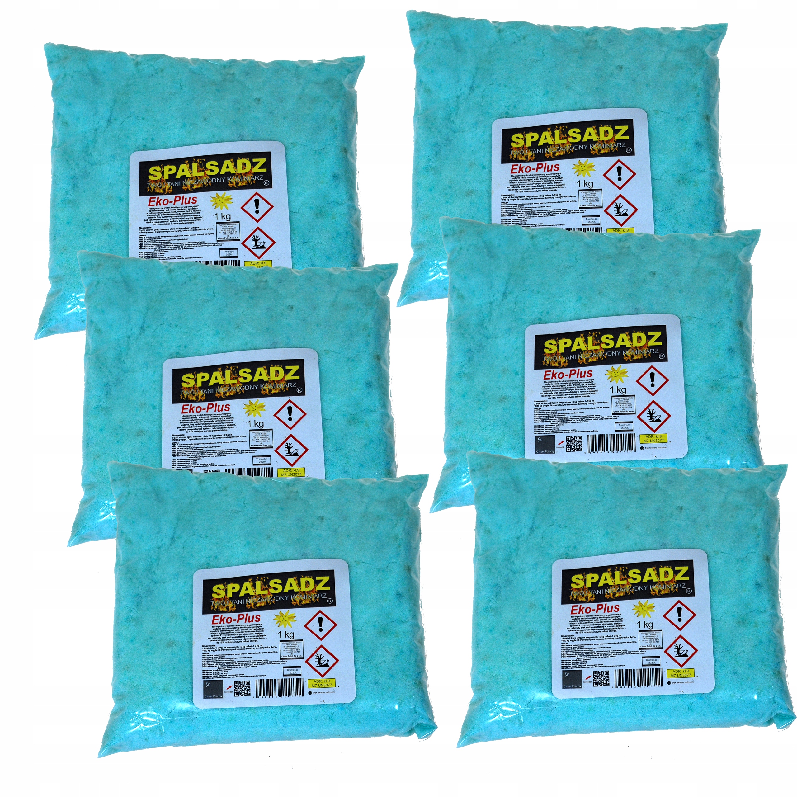BULSADZ 6 × 1 kg pre katalyzátor spaľovania sadzí v peci