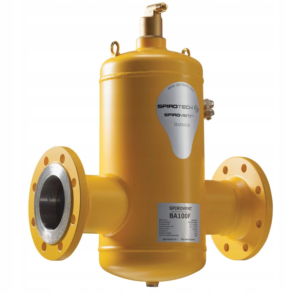 Rekuperátor – SPIROTECH Separátor pre mikrobublinky SPIROVENT DN65
