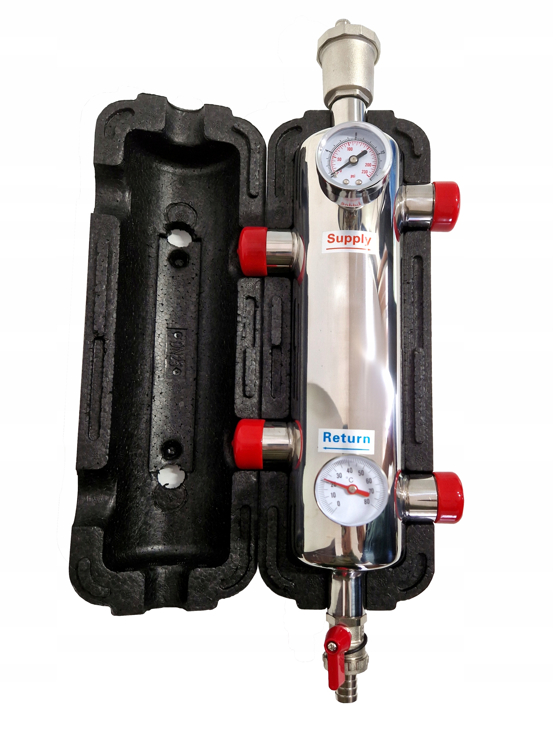 Izolovaná hydraulická spojka 4 × 1"
