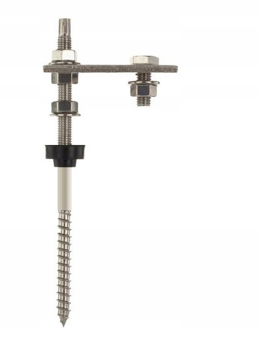Skrutka M10X200 Dva -Tire PV +adaptér +EPDM +skrutka