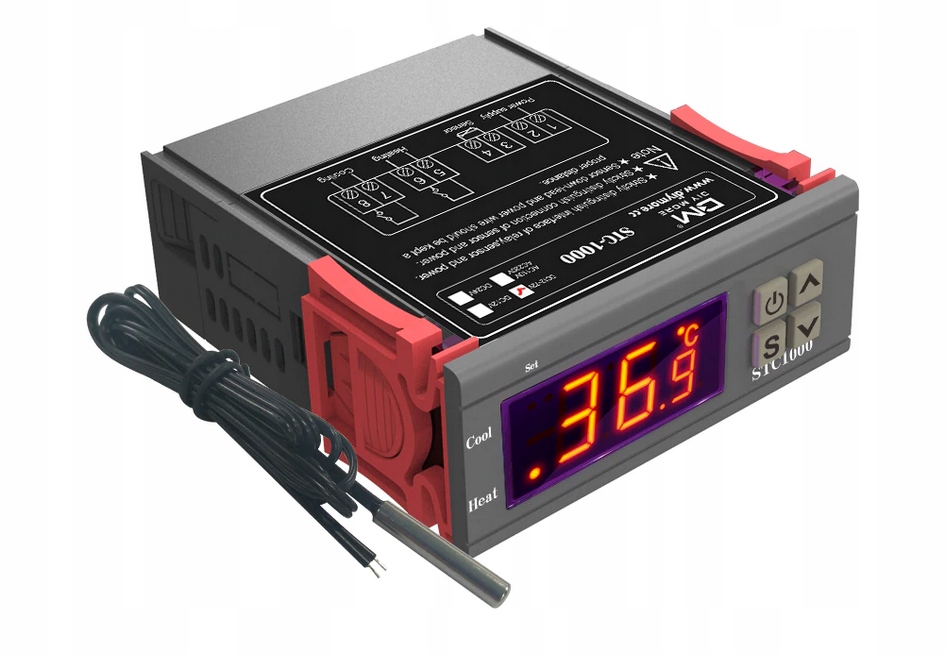 Termostat STC1000 - ovládanie regulátor teploty