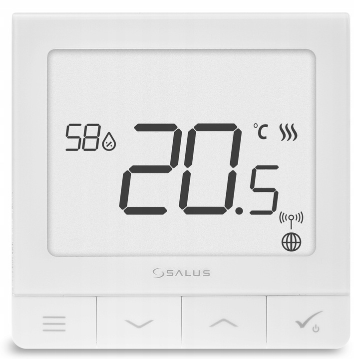 KVALITNÝ BEZDRÁTOVÝ REGULÁTOR SALUS SQ610RF