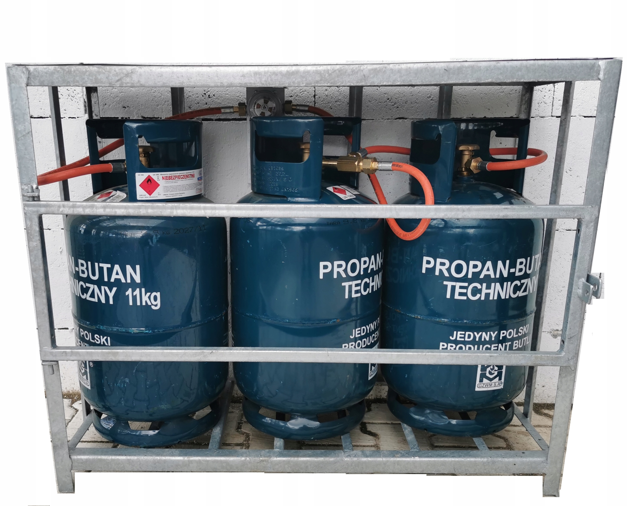 REGÁL NA VÁLCE 11 KG AUTOMATICKÝ REDUKČNÝ PROPÁN