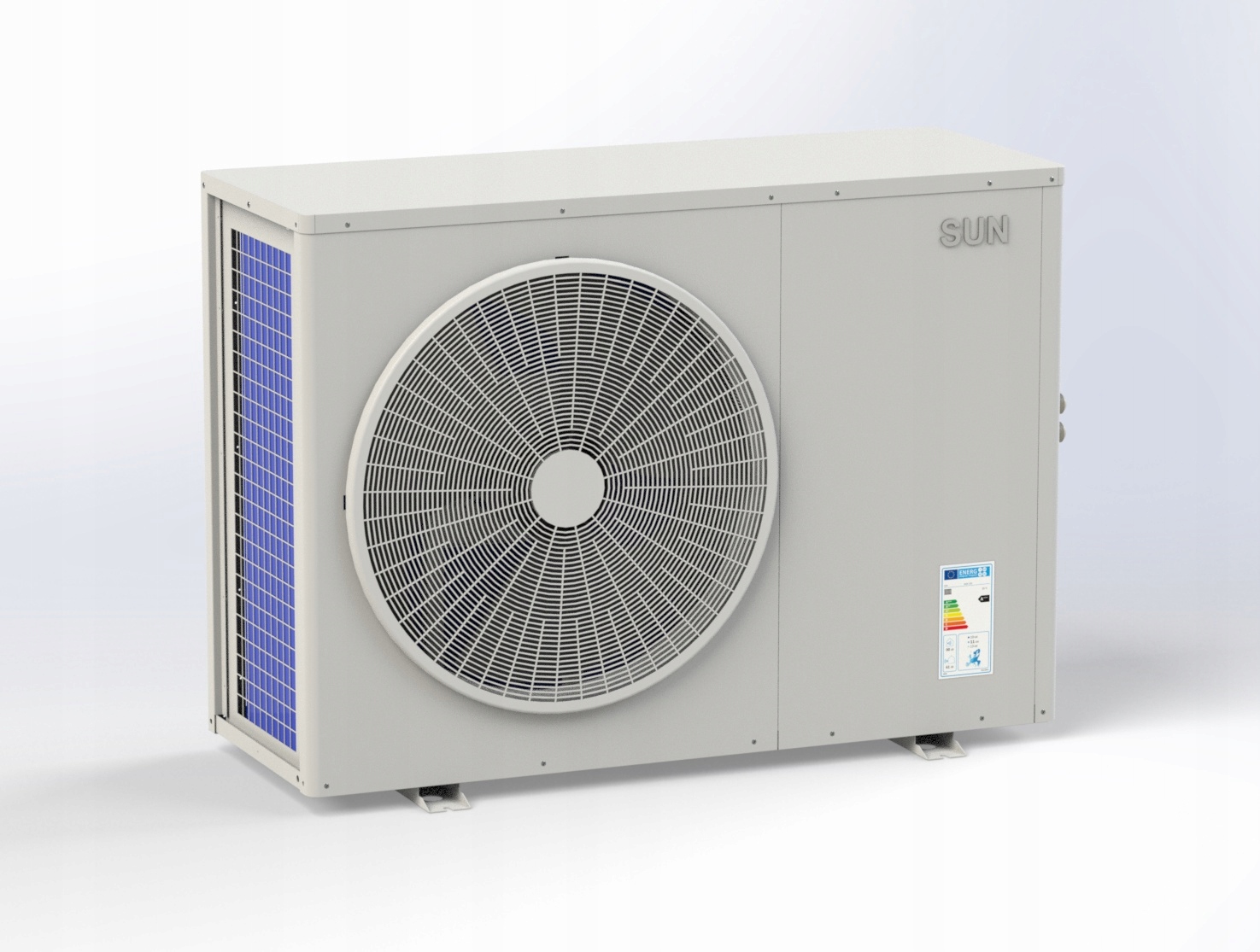 SUN 04DC 12,5kW A +++ WiFi monoblokové tepelné čerpadlo