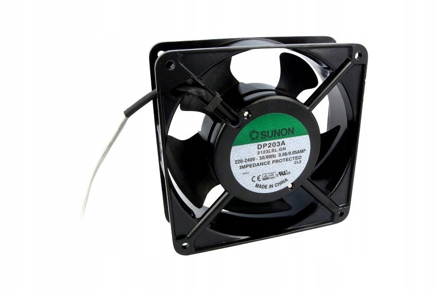 Ventilátor - SUNON AC AXIAL 230V 120x120x38mm 119m3 / h 36dBA