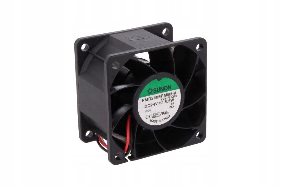 Ventilátor - SUNON DC AXIAL 24V 60x60x38mm 70,5m3 / h 47dBA