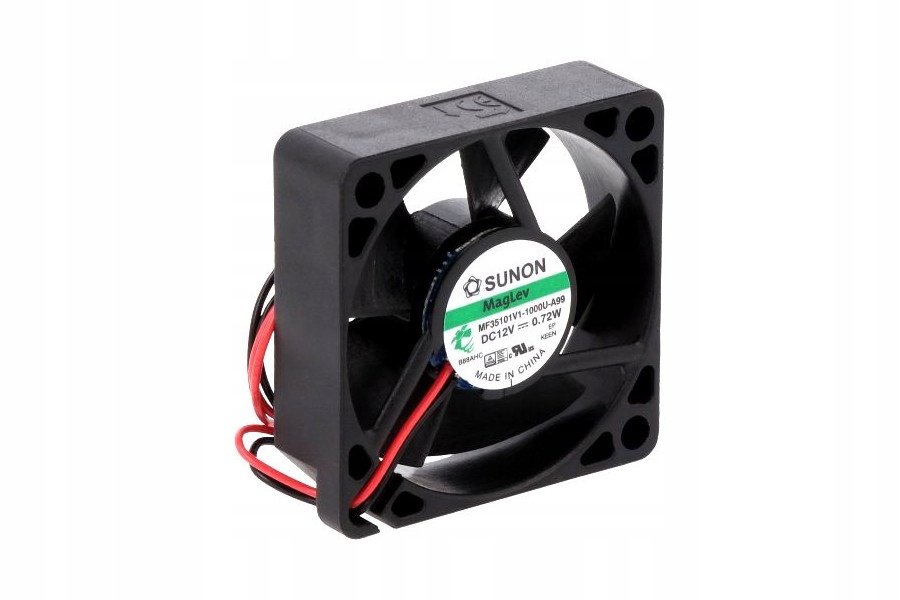 Ventilátor - SUNON AXIAL 12VDC 35x35x10mm 12,17m3 / h 10 000 ot./min