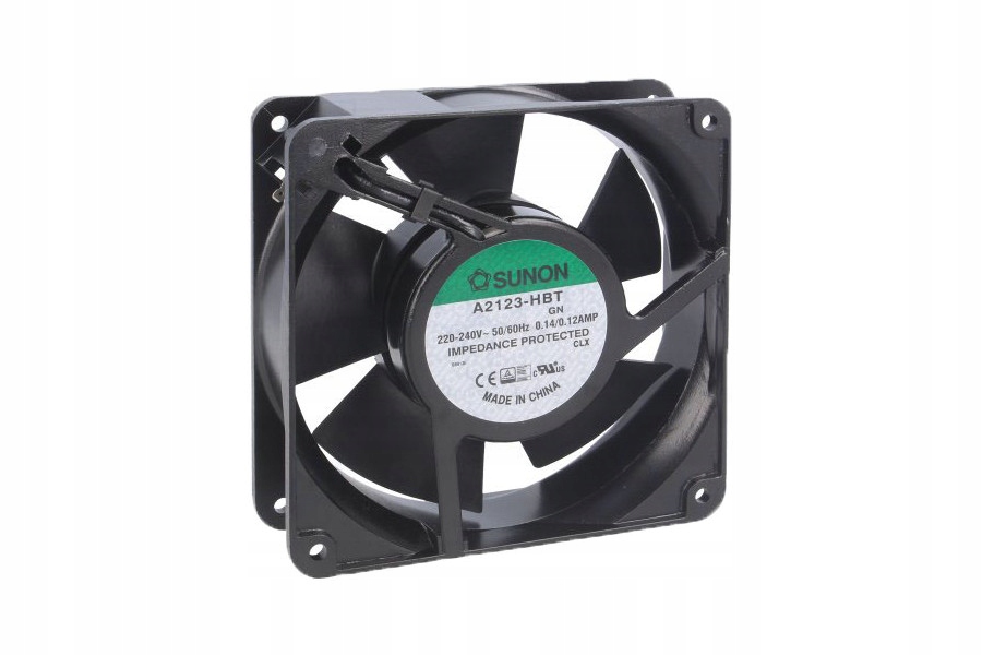 Ventilátor – SUNON AC GUĽOVÝ VENTILÁTOR 230 V 120 × 120 mm 165m3 / h