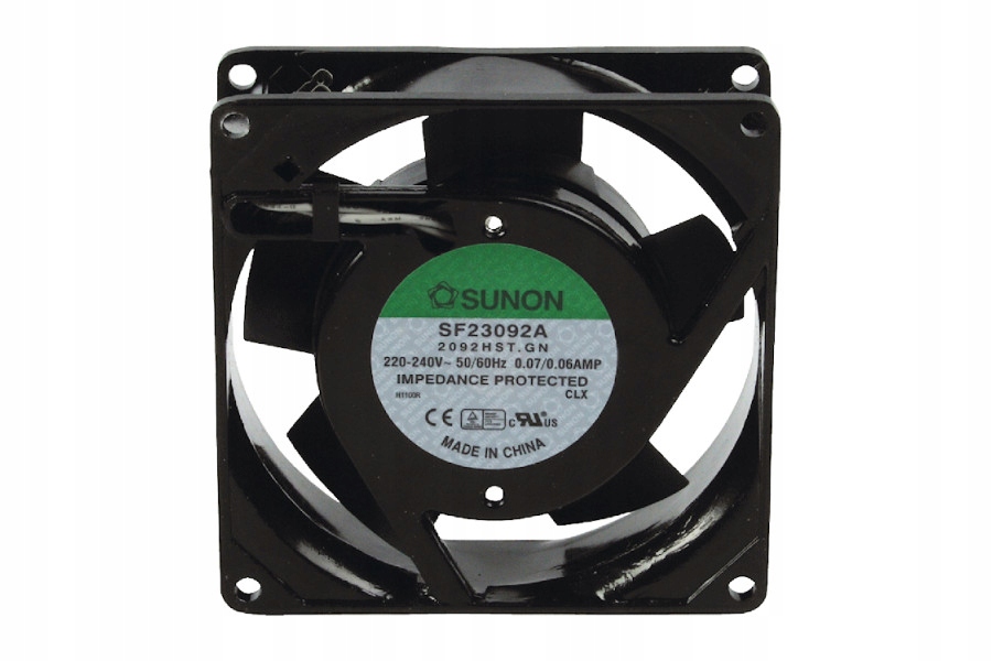 Ventilátor – SUNON POSUVNÝ VENTILÁTOR 230 V 92 × 92 mm 49m3 / h