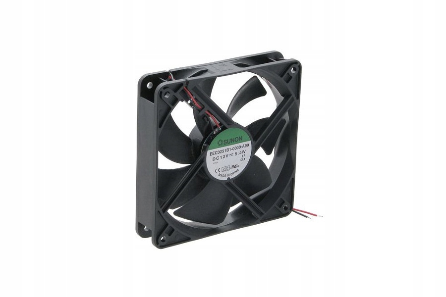 Ventilátor – SUNON DC KULOVÝ VENTILÁTOR 12 V 120 × 120 mm 183m3 / h