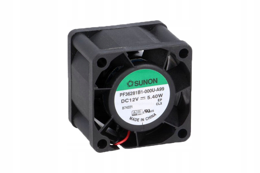 Ventilátor – SUNON DC KULOVÝ VENTILÁTOR 12 V 36 × 36 mm 30,75 m3 / h