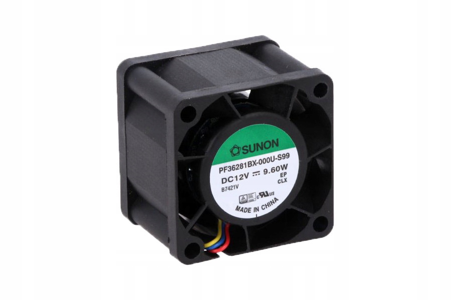 Ventilátor – SUNON DC KULOVÝ VENTILÁTOR 12 V 36 × 36 × 28 mm 38m3 / h
