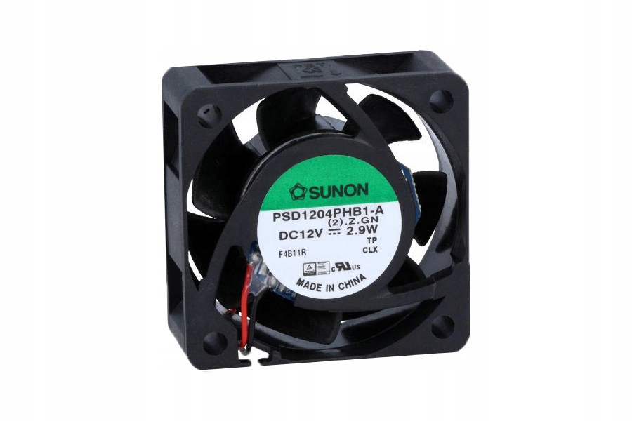 Ventilátor – SUNON DC KULOVÝ VENTILÁTOR 12 V 40 × 40 × 15 mm 23m3 / h
