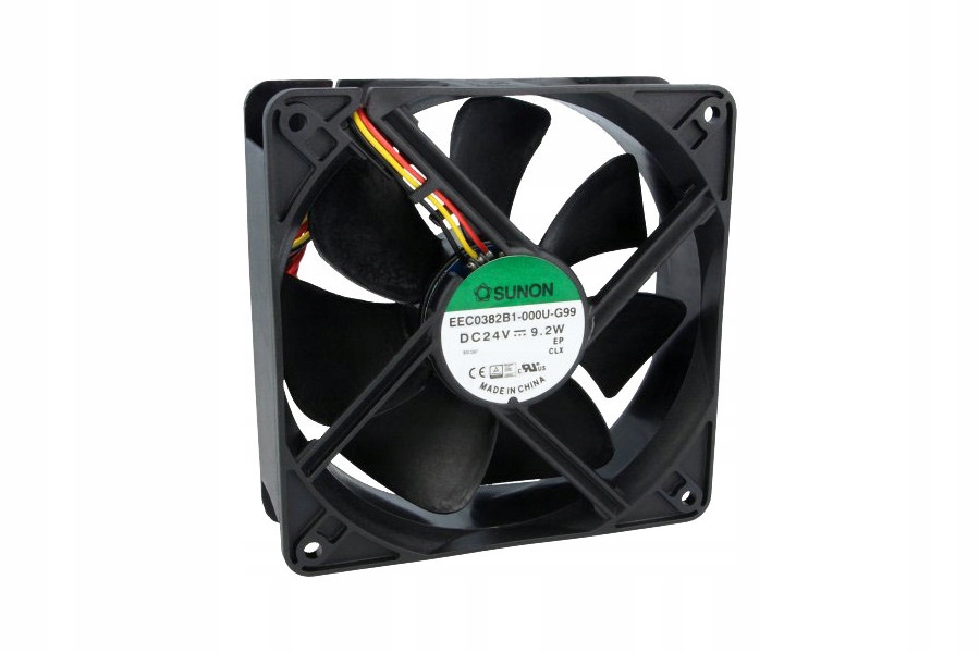 Ventilátor – SUNON DC KULOVÝ VENTILÁTOR 24 V 120 × 120 mm 234,4m3 /