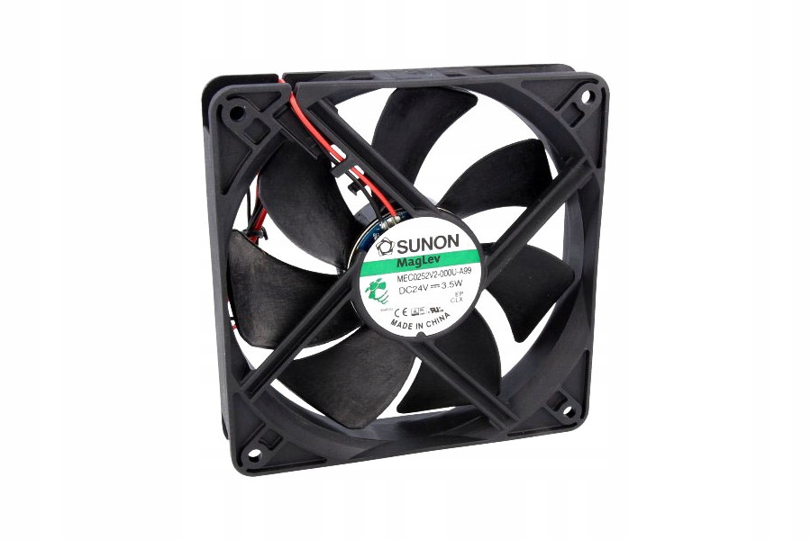 Ventilátor – SUNON DC VAPO FAN 24 V 120 × 120 × 25 mm 158m3 / h