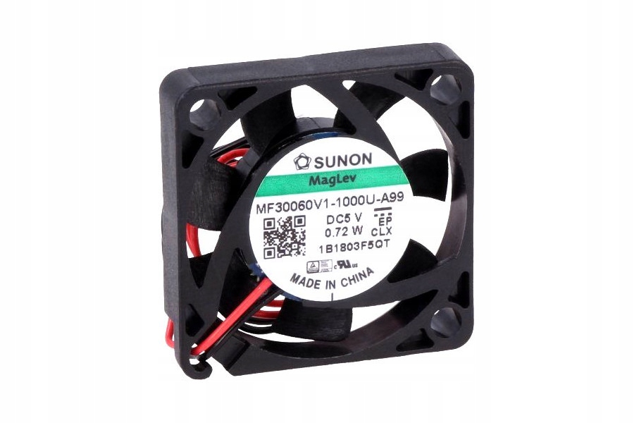 Ventilátor - SUNON AXIAL FAN 5VDC 30x30x6mm 8,28m3 / h