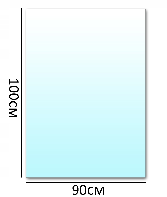 Krbová vložka - SKLENENÝ ZÁKLAD PRE KRBOVÉ SKLO TEMPOVANÉ SKLO 90x100