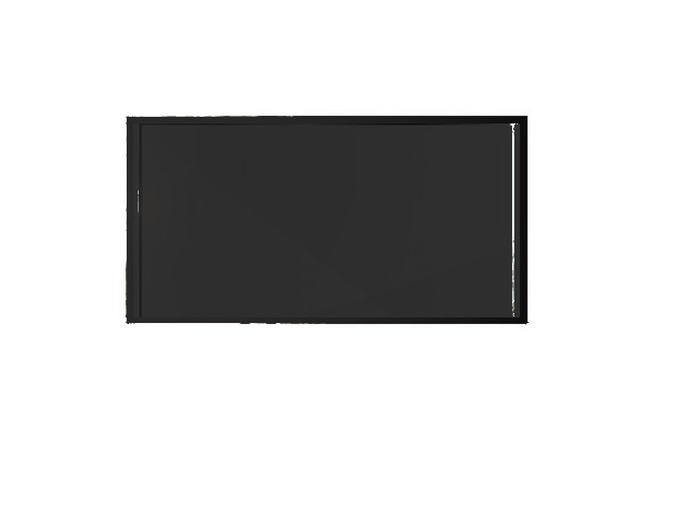 @ SKLENENÉ SKLO PRED KRBOM 100x50 cm ČIERNE