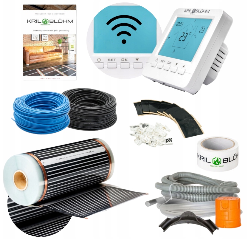 SADA VYHR. FÓLIE 8m2 140W/m2+Blauw T-3 Wi-Fi