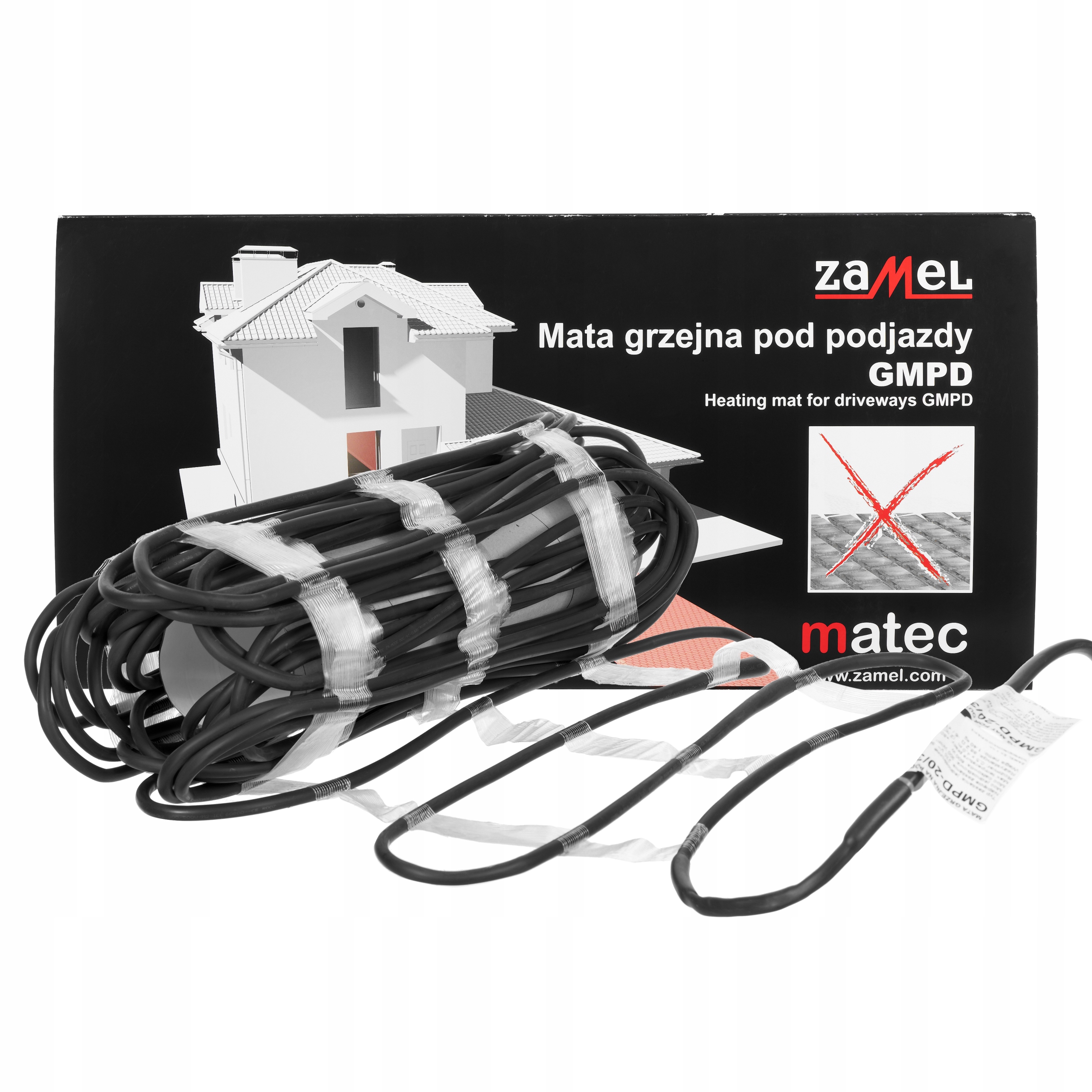 PG set vykurovacia rohož pre príjazdové cesty Matec GMPD-100/300