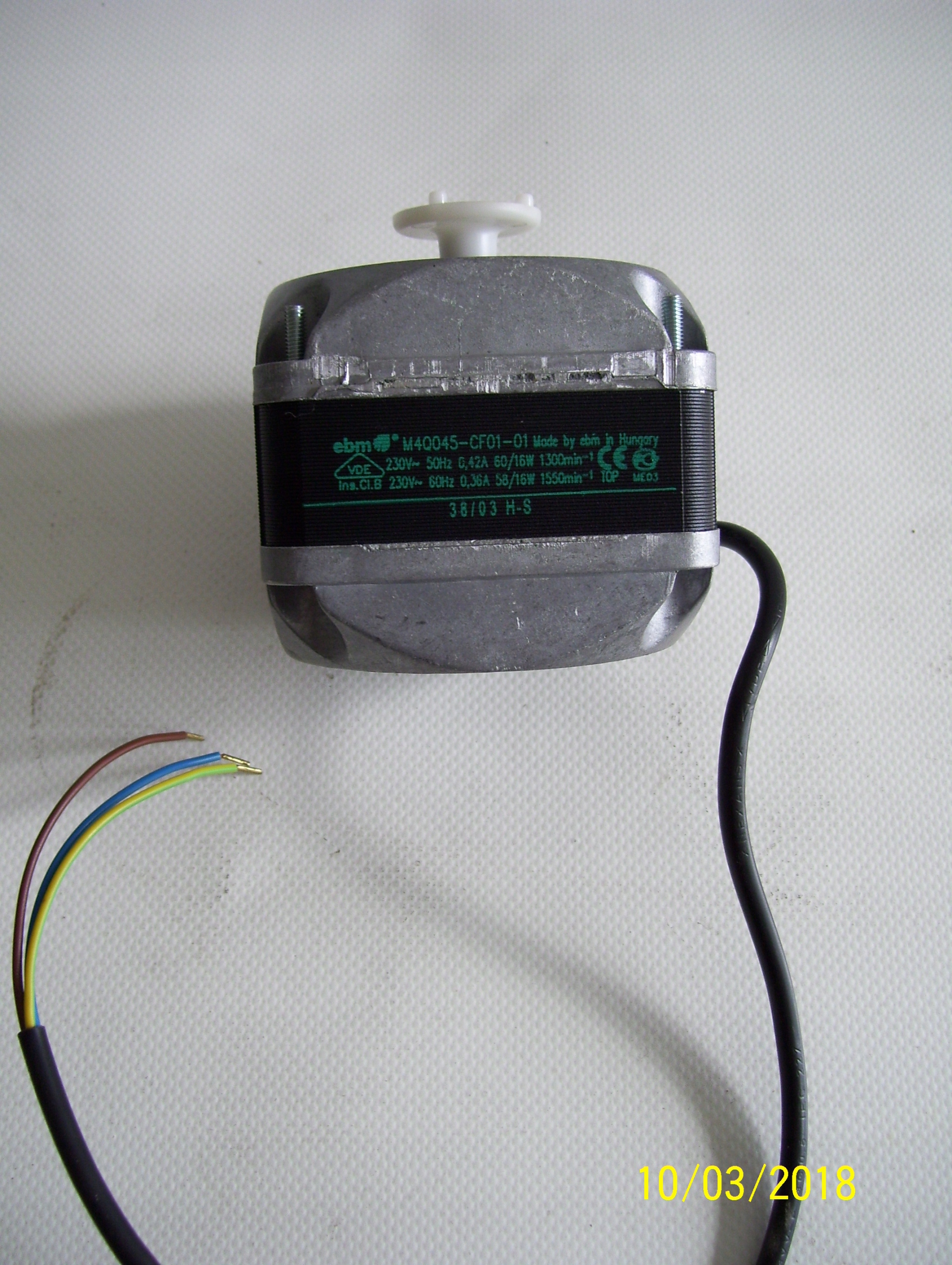 Ventilátor – Motor ventilátora EBM 16 W ORIGINÁL VYROBENÝ MAĎARSKO
