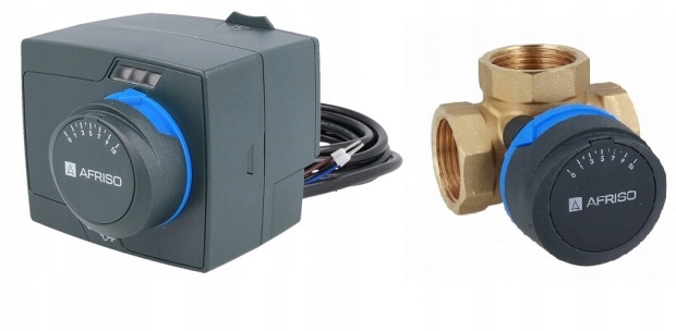 Pohon AFRISO 343 + 5/4 "3-WAY ventil Novinka