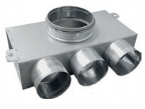 Prepojovacia komora 3 × 75 mm / 125 mm.VENTILAČNÁ SKRINE
