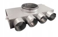 Prepojovacia komora 4 × 75 mm / 160 mm.VENTILAČNÁ SKRINE