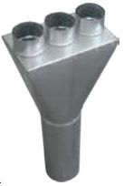 Priechodná rozširujúca skrinka 3 × 75 mm / 160 mm TIN