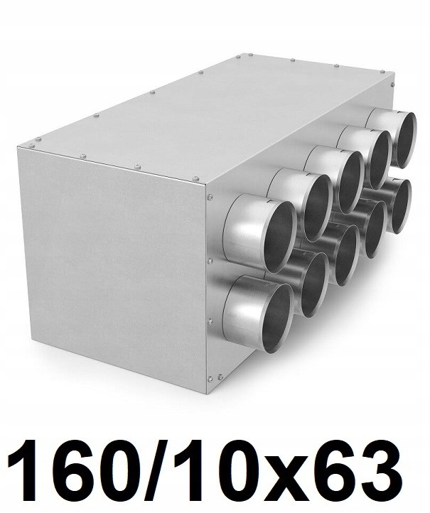 Rekuperátor – Rekuperačný box 160 / 10 × 63 [mm]