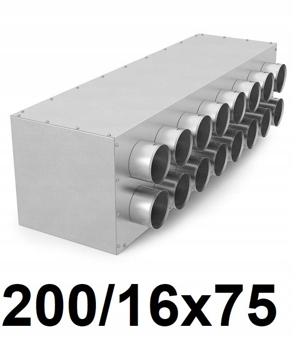 Rekuperátor – Rekuperačný box 200 / 16 × 75 [mm]