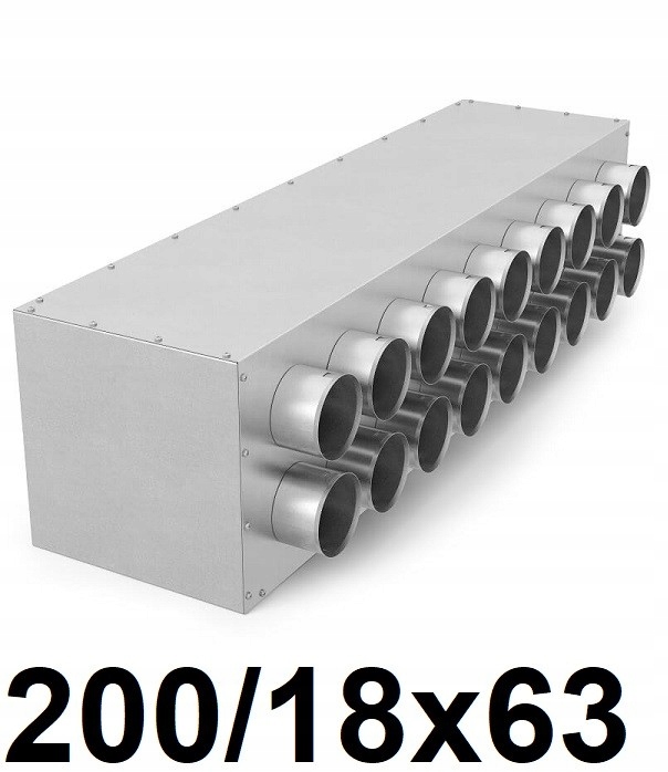 Rekuperátor – Rekuperačný box 200 / 18 × 63 [mm]