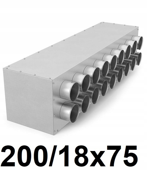 Rekuperátor – Rekuperačný box 200 / 18 × 75 [mm]