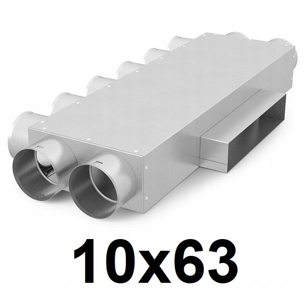 Rekuperátor – Rekuperačný box 250 × 50 / 10 × 63 [mm]