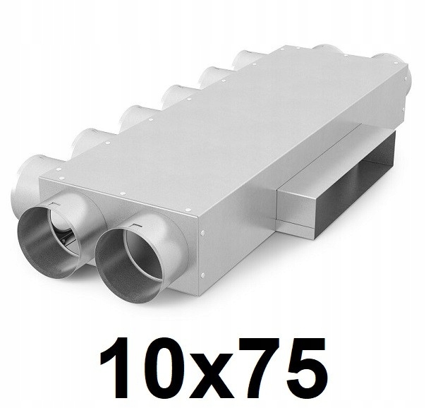 Rekuperátor – Rekuperačný box 250 × 50 / 10 × 75 [mm]