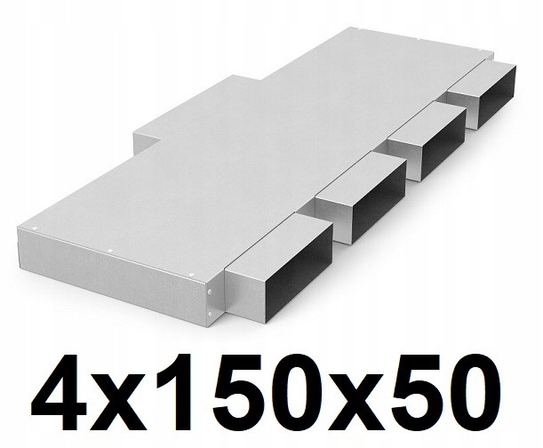 Rekuperátor – Rekuperačný box 250 × 50 / 4 × 150 × 50 [mm]