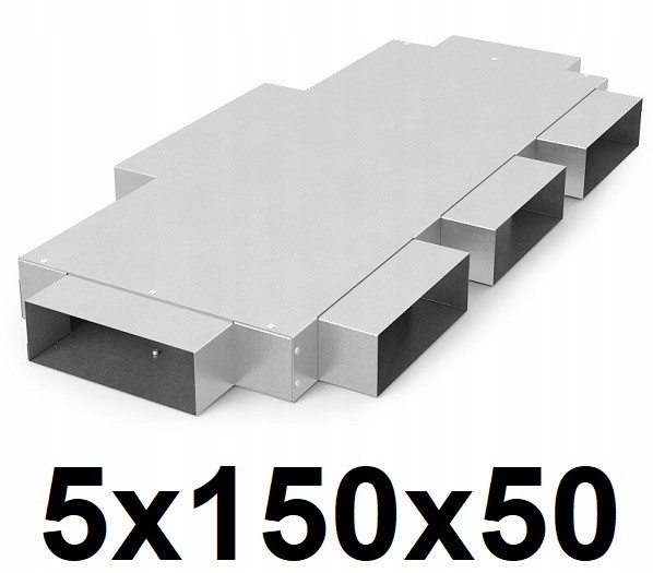 Rekuperátor – Rekuperačný box 250 × 50 / 5 × 150 × 50 [mm]