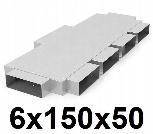Rekuperátor – Rekuperačný box 250 × 50 / 6 × 150 × 50 [mm]