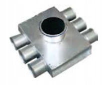 Rozvodná skrinka 6x75mm 160mm TIN